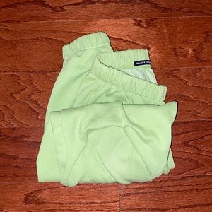 Cute light green Brandy Melville Sweatpants